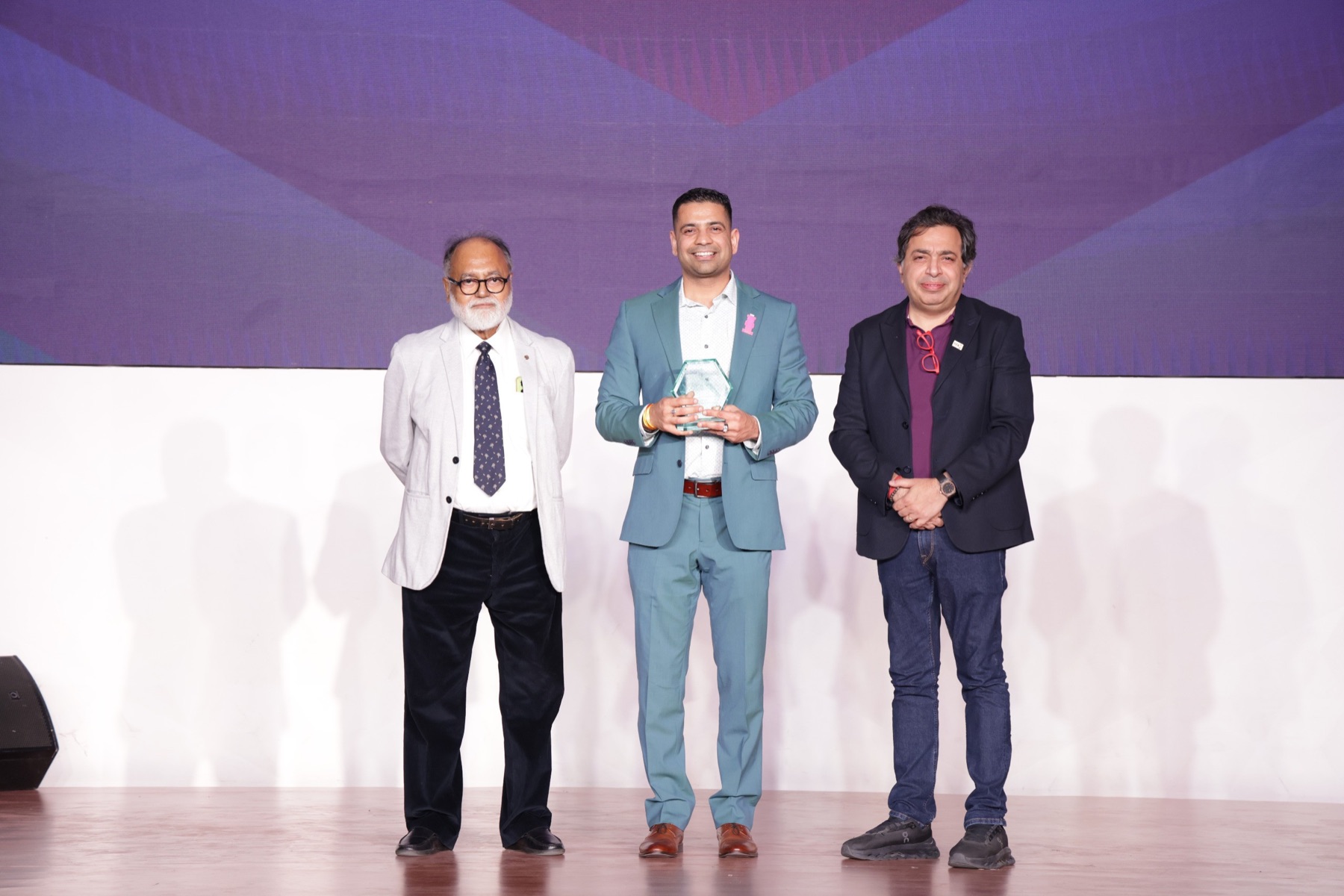 Bober Tea co-founder receiving the award at Franchise Awards 2026