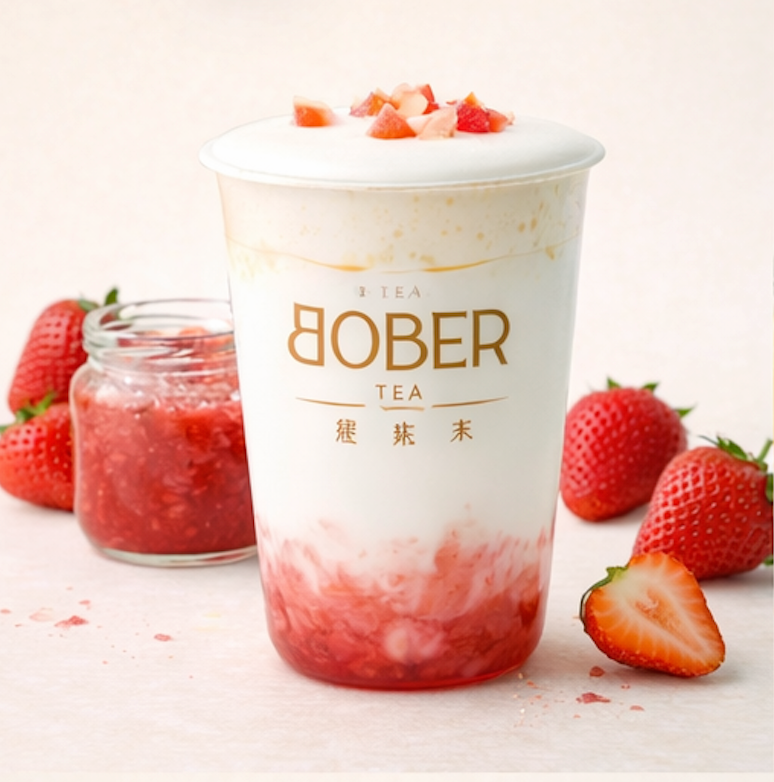 Bober Tea Ichigo Milk Blossom
