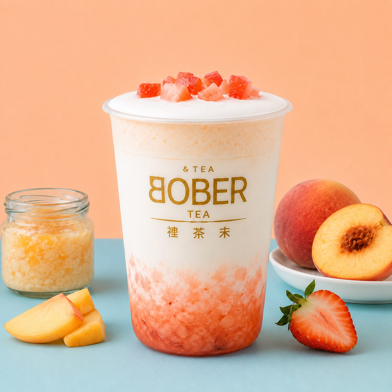 Bober Tea Peach Hana Breeze